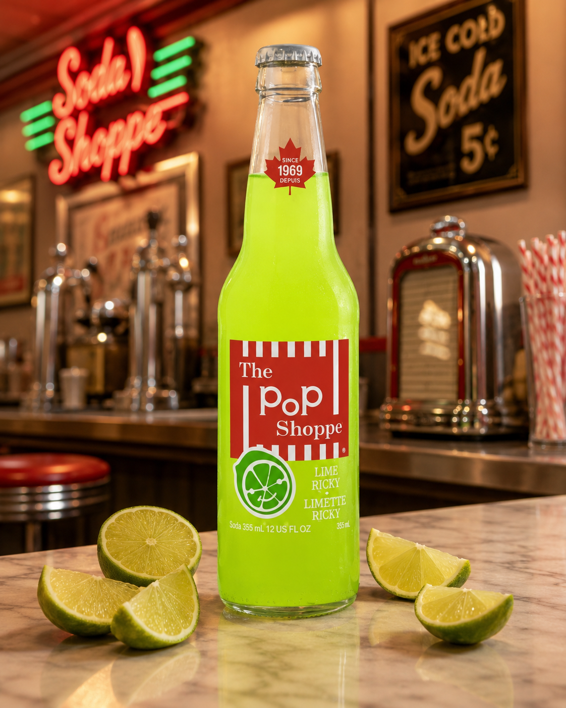 Rediscover the Refreshing Taste of Pop Shoppe Lime Ricky Soda